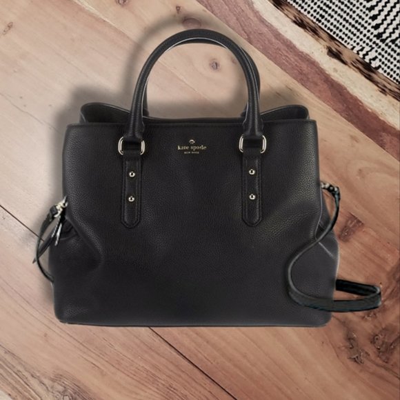 KATE SPADE "Larchmont Avenue Evangelie" Cross Body Satchel Bag - Picture 2 of 16